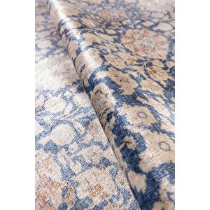 Artloop Fuga Yumuşak Dokulu Çok Renkli Vintage Desenli Halı Ka 18