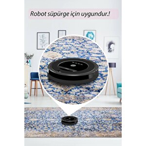 Artloop Fuga Yumuşak Dokulu Çok Renkli Vintage Desenli Halı Ka 18