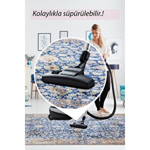 Artloop Fuga Yumuşak Dokulu Çok Renkli Vintage Desenli Halı Ka 18