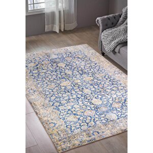 Fuga Yumuşak Dokulu Çok Renkli Vintage Desenli Halı Ka 18 200x300 cm