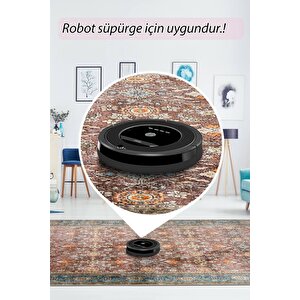 Artloop Fuga Yumuşak Dokulu Çok Renkli Vintage Desenli Halı Ka 12