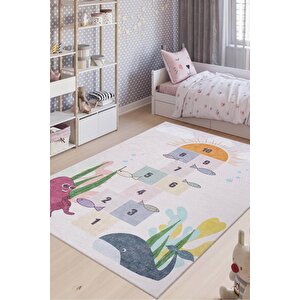 Çocuk Odası Halısı, Dokuma Taban Dekoratif Şönil Renkli halı Minor Al 415 250x250 cm 