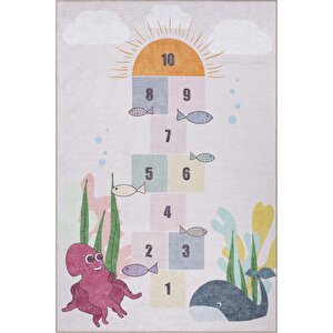 Çocuk Odası Halısı, Dokuma Taban Dekoratif Şönil Renkli halı Minor Al 415 210x310 cm
