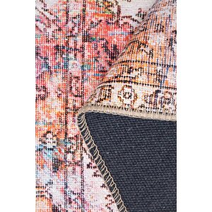 Folk Eskitme Desenli Dokuma Taban Dekoratif Renkli Halı (ba 31)