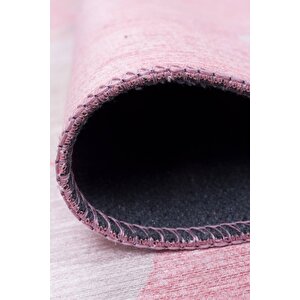 Çocuk Odası Halısı, Dokuma Taban Dekoratif Şönil Pembe halı Minor Al 410