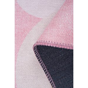 Çocuk Odası Halısı, Dokuma Taban Dekoratif Şönil Pembe halı Minor Al 410 250x250 cm 