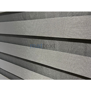 Antrasit  Zebra Perde 200x260 cm