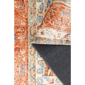 Artloop Fuga Yumuşak Dokulu Çok Renkli Vintage Desenli Halı Ka 02