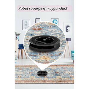Artloop Fuga Yumuşak Dokulu Çok Renkli Vintage Desenli Halı Ka 02