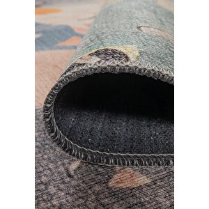 Minor Kedi Desenli Dokuma Taban Dekoratif Çocuk Odası Halısı Al 434