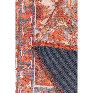 Folk Vintage Desenli Dokuma Taban Dekoratif Renkli Halı (ba 20)