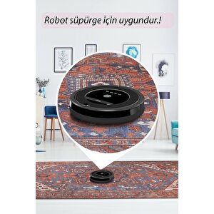 Folk Vintage Desenli Dokuma Taban Dekoratif Renkli Halı (ba 20)