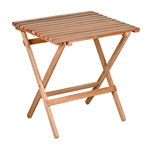 Bysay Ahşap Katlanir Puf Mi̇nderli̇ 3 Lü Bi̇stro Set Bahçe Takimi (naturel-yeşi̇l) Gri
