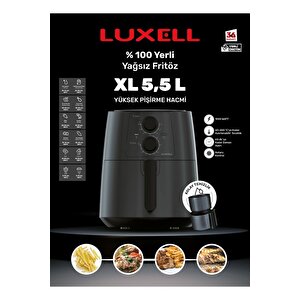 Fastfryer Xl 5.5 Litre   Yağsız Fritöz Airfryer   Lx-fc5130