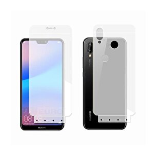 Huawei Nova 3i̇ İle Uyumlu Ön-arka Darbe Emici Hd Ekran Koruyucu Kaplama