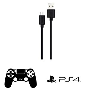 Playstation 4 İle Uyumlu Joystick Şarj Kablosu Usba To Micro 3a 45w Universal Hızlı Şarj Data Kablo 2metre Dlc3106u