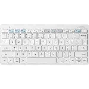 Trio 2'li Set Kablosuz Klavye Slim Mouse Set Beyaz Samsung Türkiye Garantili