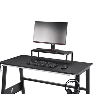 Ergonomik Metal Monitör Yükseltici - Şık Ve Dayanıklı Masaüstü Standı Monitör Standı 50x20x14