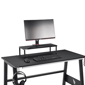 Ergonomik Metal Monitör Yükseltici - Şık Ve Dayanıklı Masaüstü Standı Monitör Standı 50x20x14