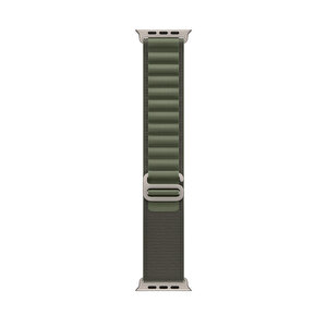 Schitec 42-44mm Yeni Nesil Apple Uyumlu Akıllı Saat Kordonu Hasır Kancalı Yeşil