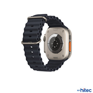 Schitec 42-44mm Yeni Nesil Apple Uyumlu Akıllı Saat Kordonu Siyah