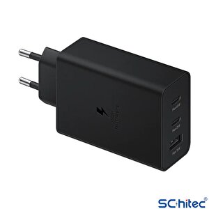 Schitec 65w 2xpd+usba Ev Tipi Şarj Aleti 3 Çıkışlı Type-c To Type-c Kablolu Set Sr66