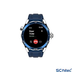 Schitec Rw48 Amoled Ekran Android İos Harmonyos Uyumlu 3 Kordonlu Akıllı Saat Gümüş