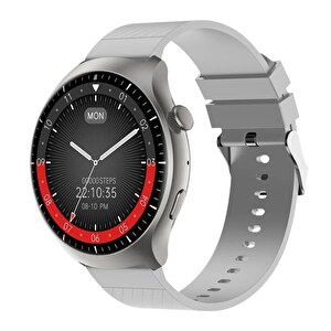 Schitec Watch 4 Pro Amoled Ekran Android İos Harmonyos Uyumlu Akıllı Saat Gümüş