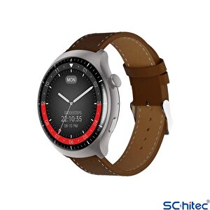 Schitec Watch 4 Pro Amoled Ekran Android İos Harmonyos Uyumlu Akıllı Saat Gümüş