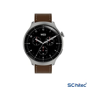 Schitec Watch 4 Pro Amoled Ekran Android İos Harmonyos Uyumlu Akıllı Saat Gümüş