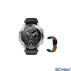 Schitec Hw6 Sport Amoled Ekran Android İos Harmonyos Uyumlu Akıllı Saat Gümüş