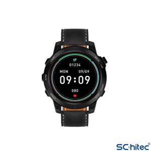 Schitec Rw46 Amoled Ekran Android İos Harmonyos Uyumlu 3 Kordonlu Akıllı Saat Siyah