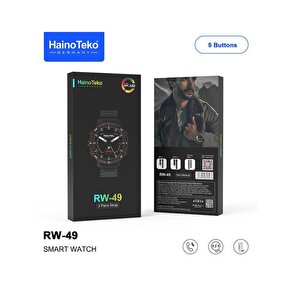 Haino Teko Rw49 Amoled Ekran Android İos Harmonyos Uyumlu 3 Kordonlu Akıllı Saat Gümüş