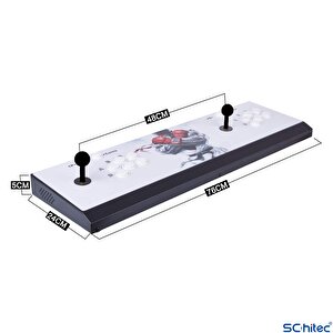 Schitec 4k Arcade Station 3d Pandora Pk 18000 Oyunlu Tv Baglanan Atari Makinası