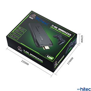 Schitec Arcade 4khd Retro Game Stick 90 Lı Yıllar Atari Makinası Oyunları 3885 Oyunlu Konsol