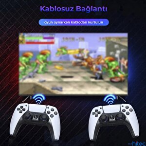 Schitec 4k Android Tv Stick Ve Retro Game Konsol 10000 Oyunlu 64gb Beyaz