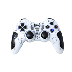 Schitec 7in1 Pc/ps2/ps2/ps3/pc360/tv/tvbox/android Cihazlar Ile Uyumlu Kablosuz Gamepad Beyaz