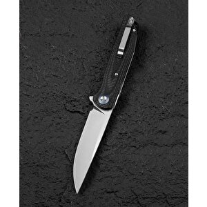 Bestech Ascot Bg19a Karbon Fiber Ve G10 Saplı Ara Katman 3,82'' D2 Çakı