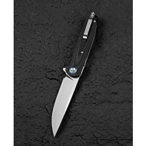 Bestech Ascot Bg19a Karbon Fiber Ve G10 Saplı Ara Katman D2 Çelik Çakı