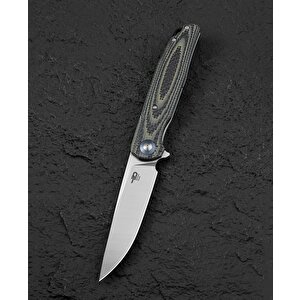 Bestech Ascot Bg19b Karbon Fiber Ve G10 Saplı Ara Katman 3,82'' D2 Çakı