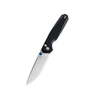 Velix Bmk07a: 3.315" 14c28n Çelik Çakı, G10 Sap, Düğme Kilidi, Flipper