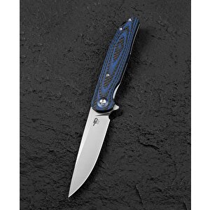 Bestech Ascot Bg19c Karbon Fiber Ve G10 Saplı Ara Katman 3,82'' D2 Çakı