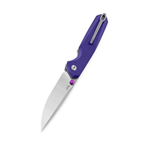 Velix Bmk07c: 3.315" 14c28n Çelik Çakı, G10 Sap, Düğme Kilidi, Flipper