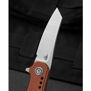 Bestech Syntax Natural Micarta Sap: 2,84'' 14c28n Çakı Bg40e