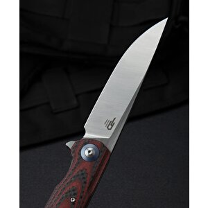 Bestech Ascot Bg19f Karbon Fiber Ve G10 Saplı Ara Katman 3,82'' D2 Çakı