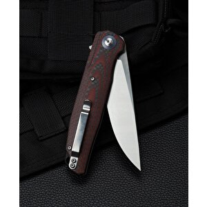 Bestech Ascot Bg19f Karbon Fiber Ve G10 Saplı Ara Katman D2 Çelik Çakı