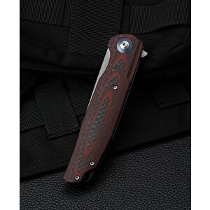 Bestech Ascot Bg19f Karbon Fiber Ve G10 Saplı Ara Katman D2 Çelik Çakı