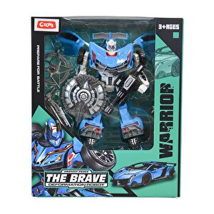 Ctoys Warrıor The Brave Deformatıon Robot Mavi Hf9389ab