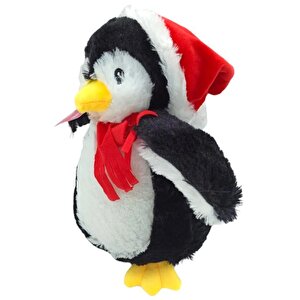 Toys Kırmızı Şapkalı Pelüş Penguen 30cm 0392