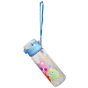 Xoxo Pipetli Mavi Plastik Matara 500 Ml K7592